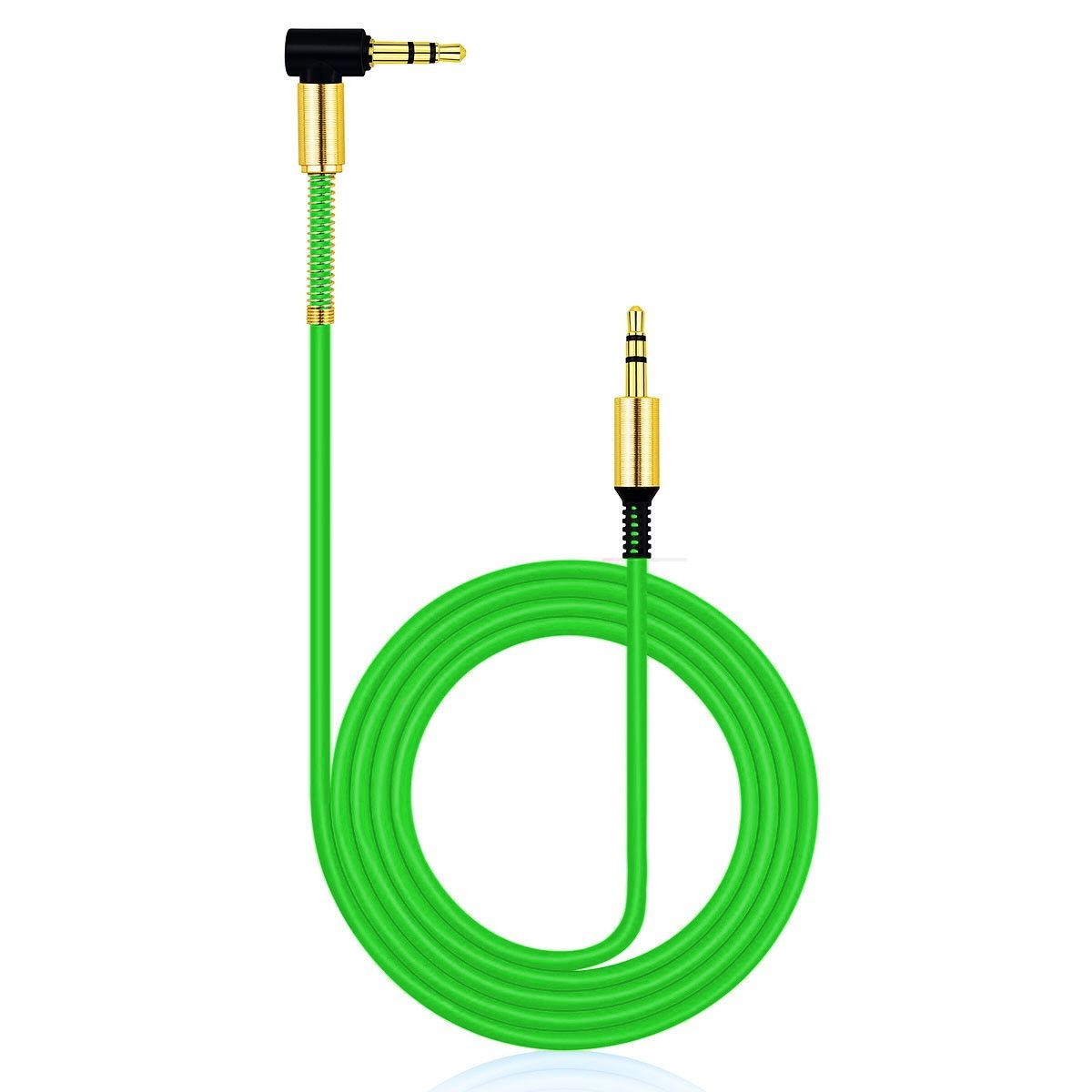 3.5mm AUX Cable Car Audio Stereo Headphone Jack Cord Right Angle Male