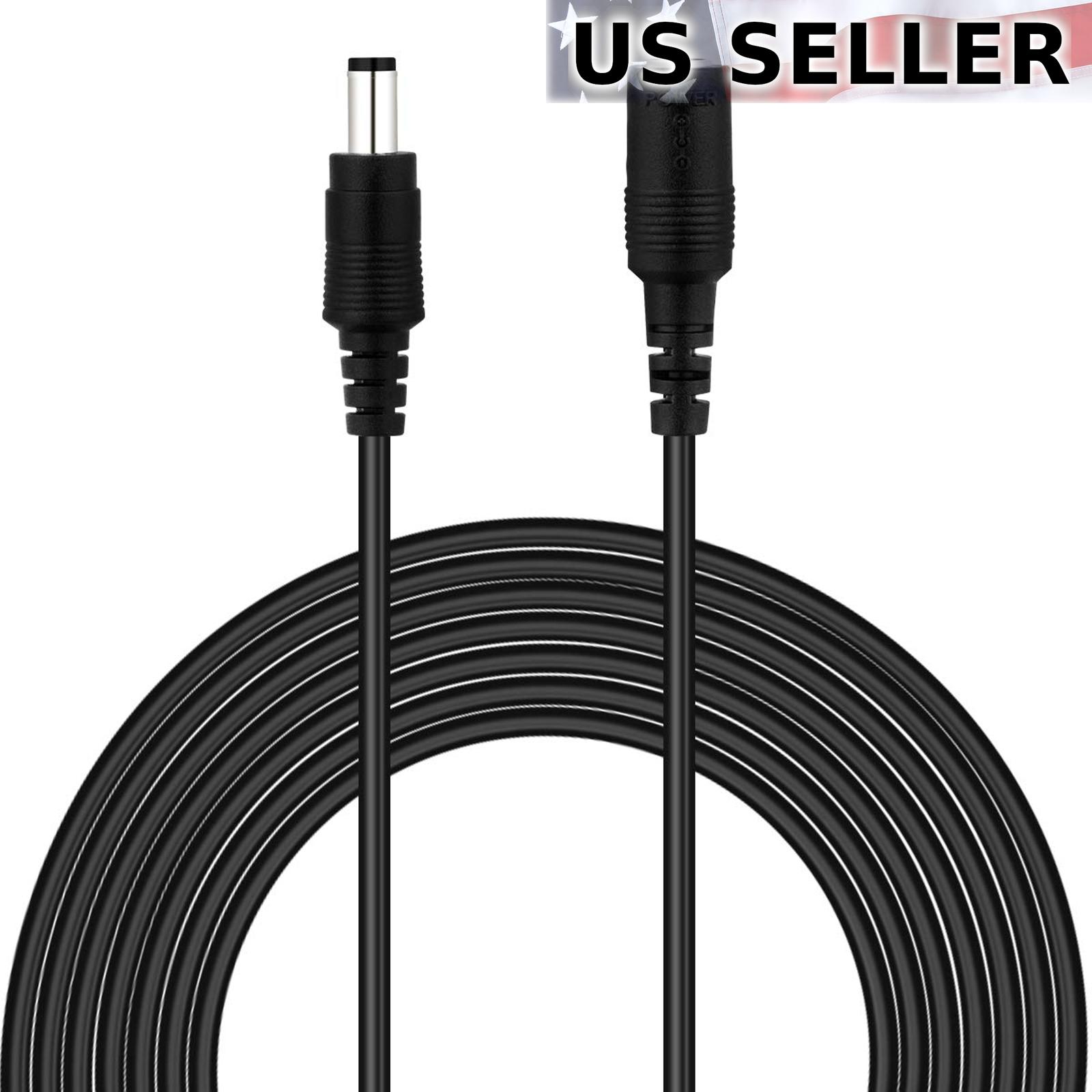 DC Power Extension Cable 5.5mm x 2.1mm Male Female Cord 18AWG 12V 24V