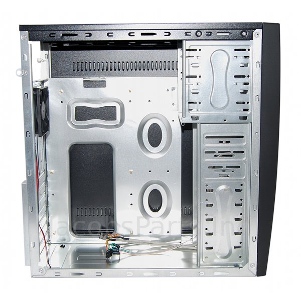 Catalyst ATX Mid Tower Steel Computer Case, Black/Red [INT 96 04R 