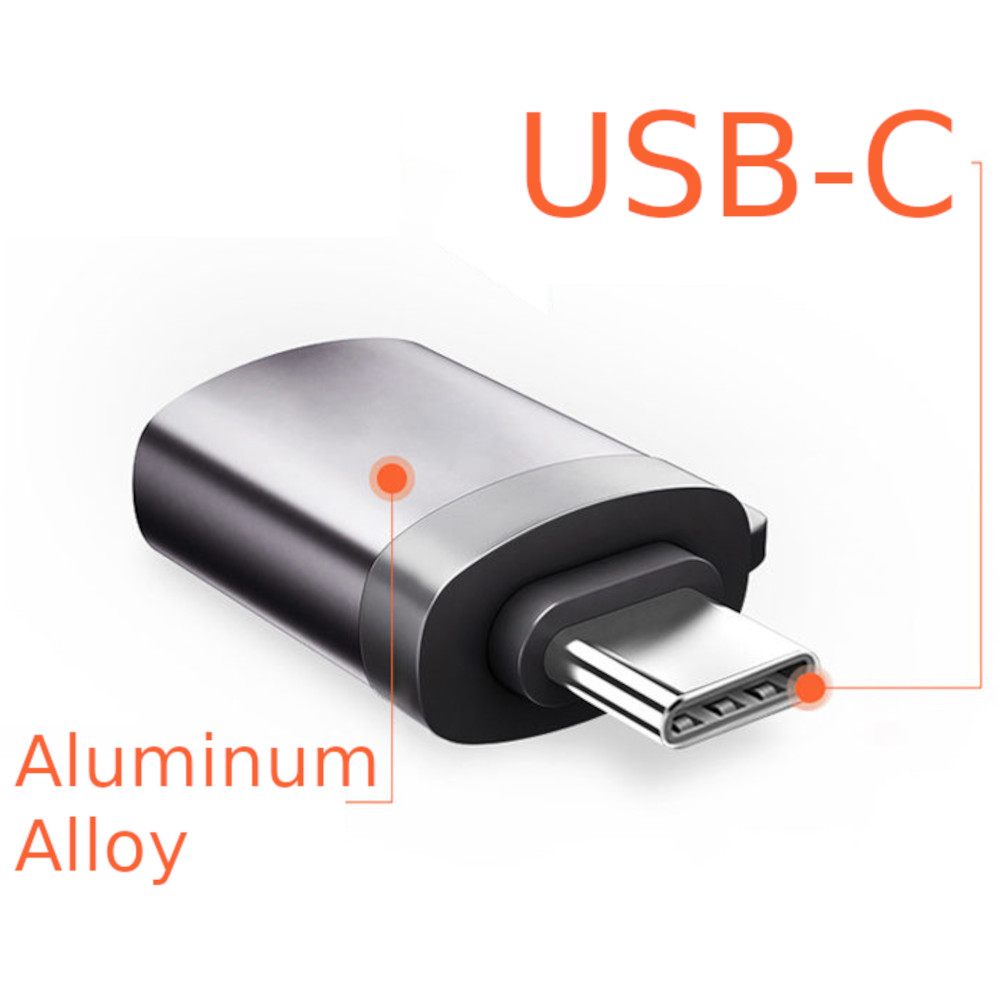 2-Pack USB C Adapter Hi-speed OTG USB Type C to USB-A 3.0 Convertor - Picture 2 of 8