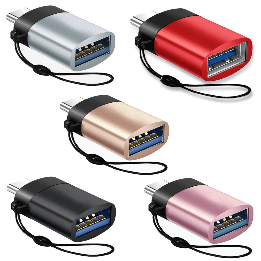 2-Pack USB C Adapter Hi-speed OTG USB Type C to USB-A 3.0 Convertor - Picture 1 of 8