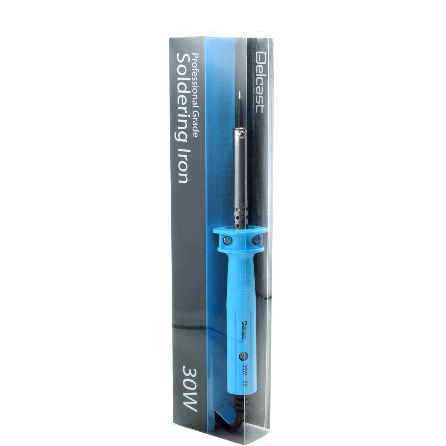 Delcast 30 Watt Precision Tip Soldering Iron with 63/37 Rosin Core Solder - Picture 10 of 15