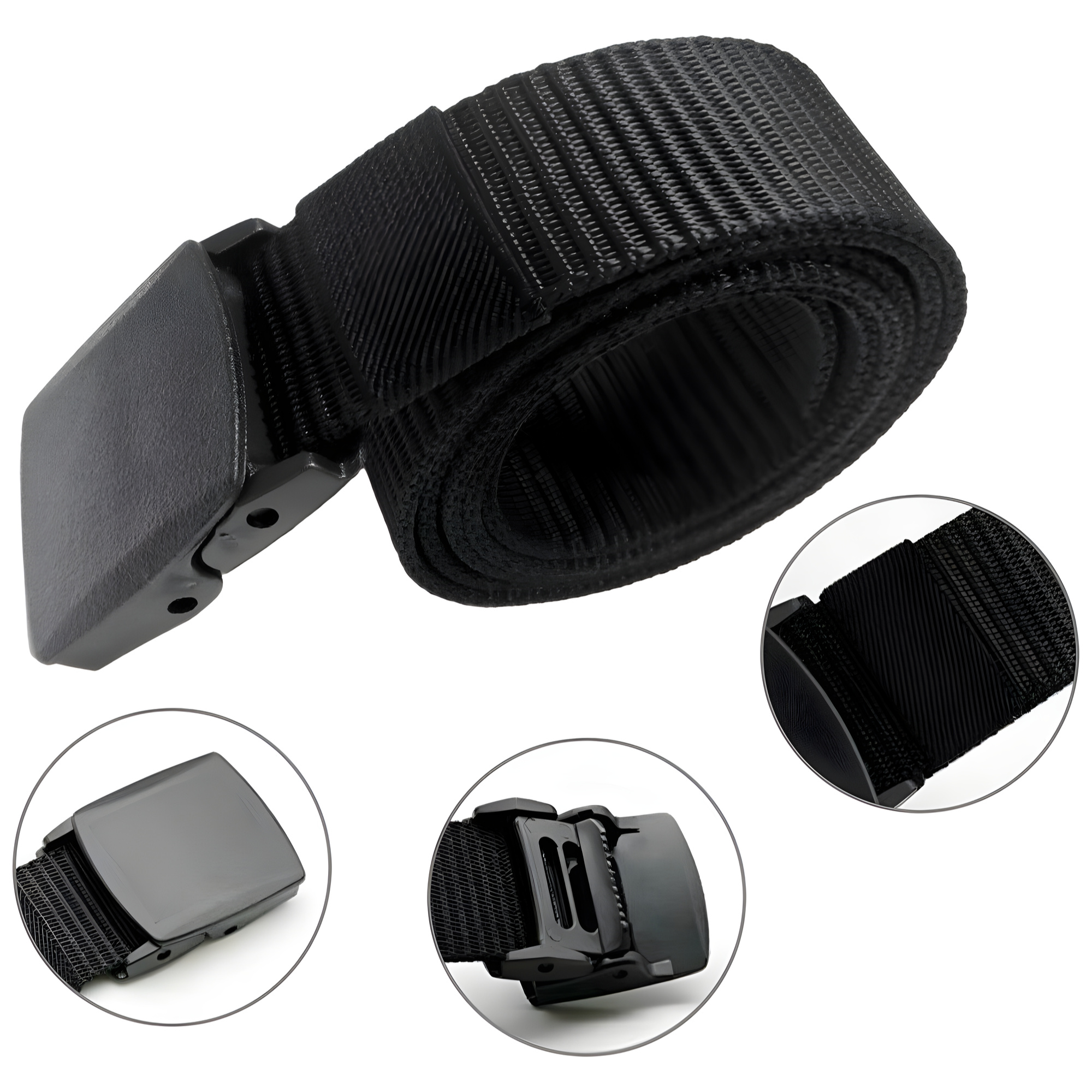 Strapazierfähiger verstellbarer taktischer Militärstil Gürtel hypoallergene Kunststoffschnalle - Bild 14 von 52