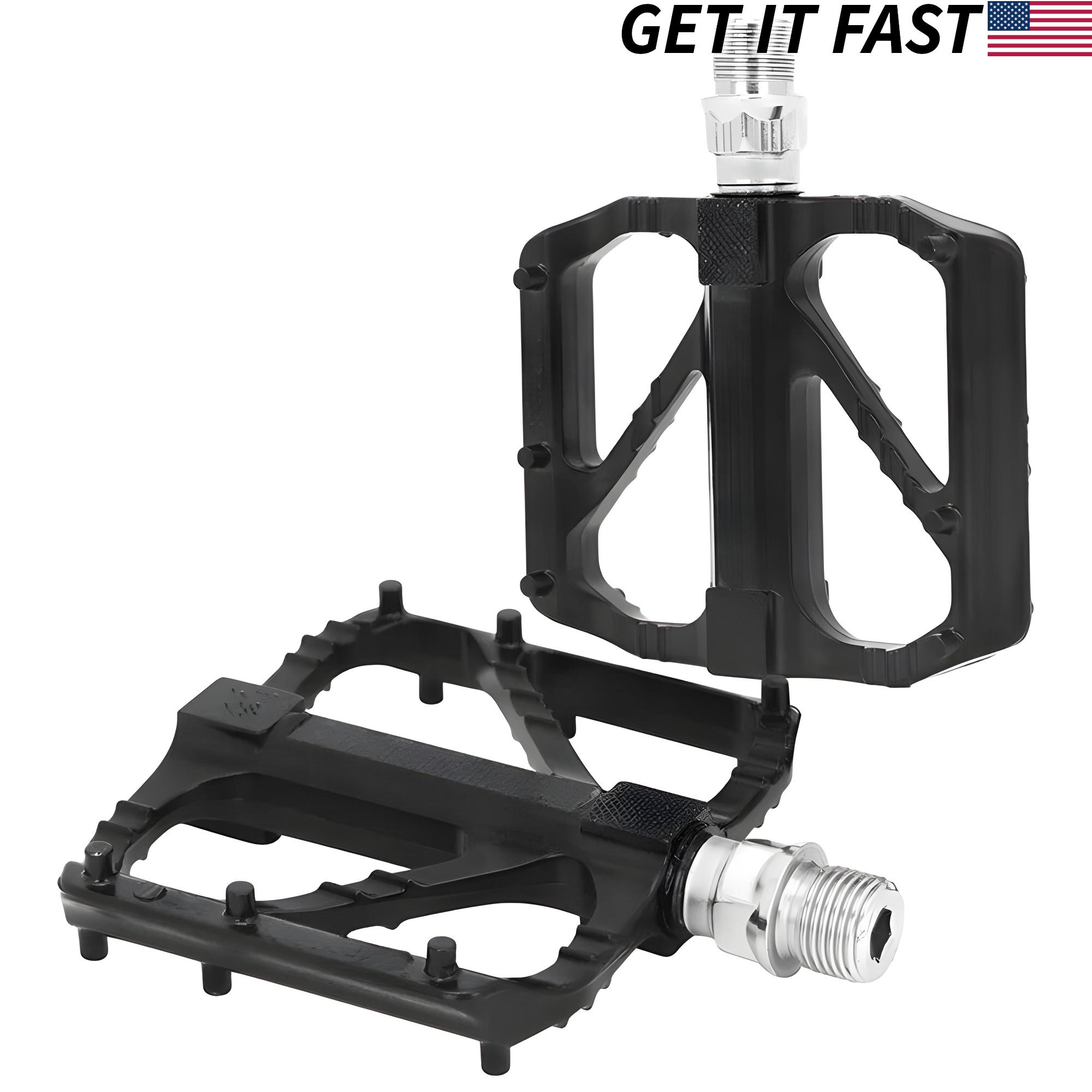 9/16" Plano MTB Ciclismo Bicicleta Rodamiento Pedales Aleación de Aluminio Taco Antideslizante - Imagen 11 de 13