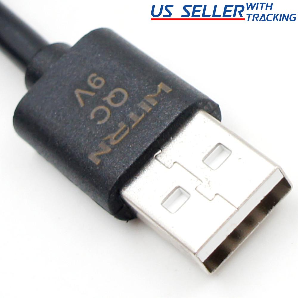 2pcs USB TypeA QC 2.0/3.0 Trigger Power Cable 9V 12V DC 5.5x2.5mm (2