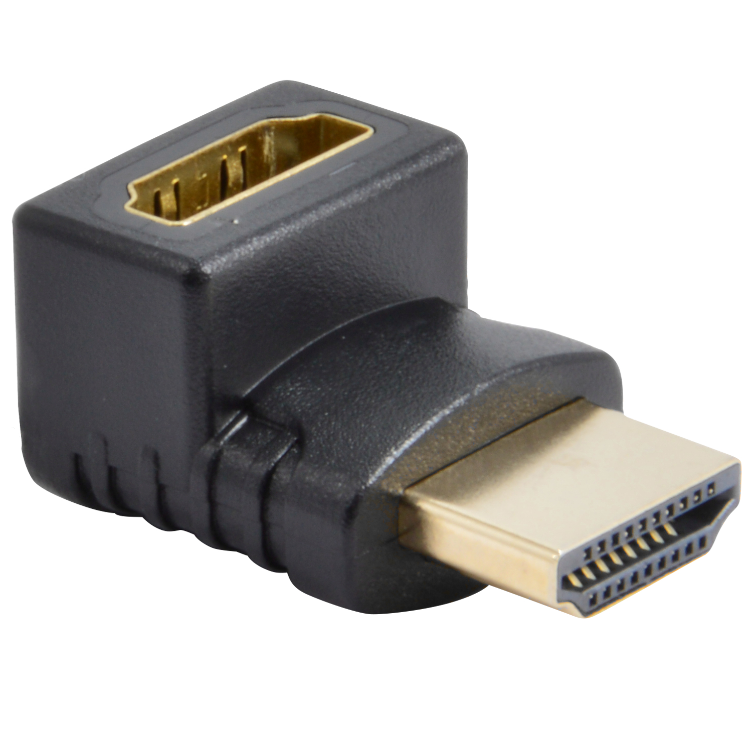 HDMI 90 Degree Right Angle Adapter L Shaped Cable Connector Male to Female