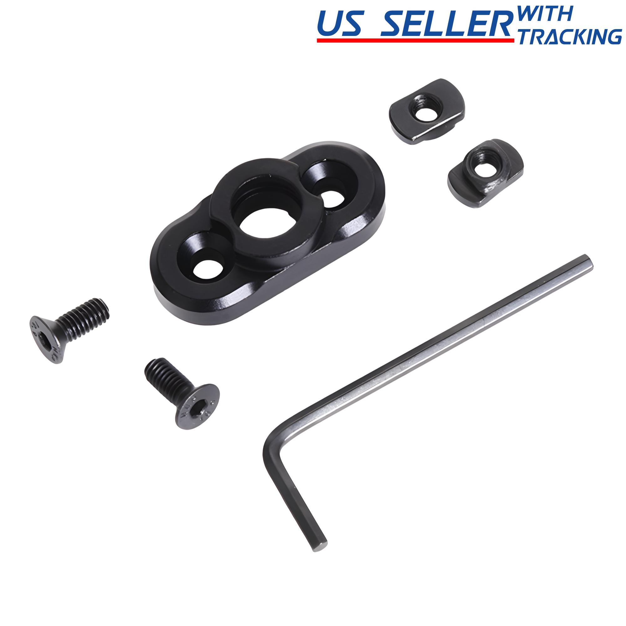 QD Quick Disconnect Stud Mount Adapter Tactical Swivel for M-LOK Rail System