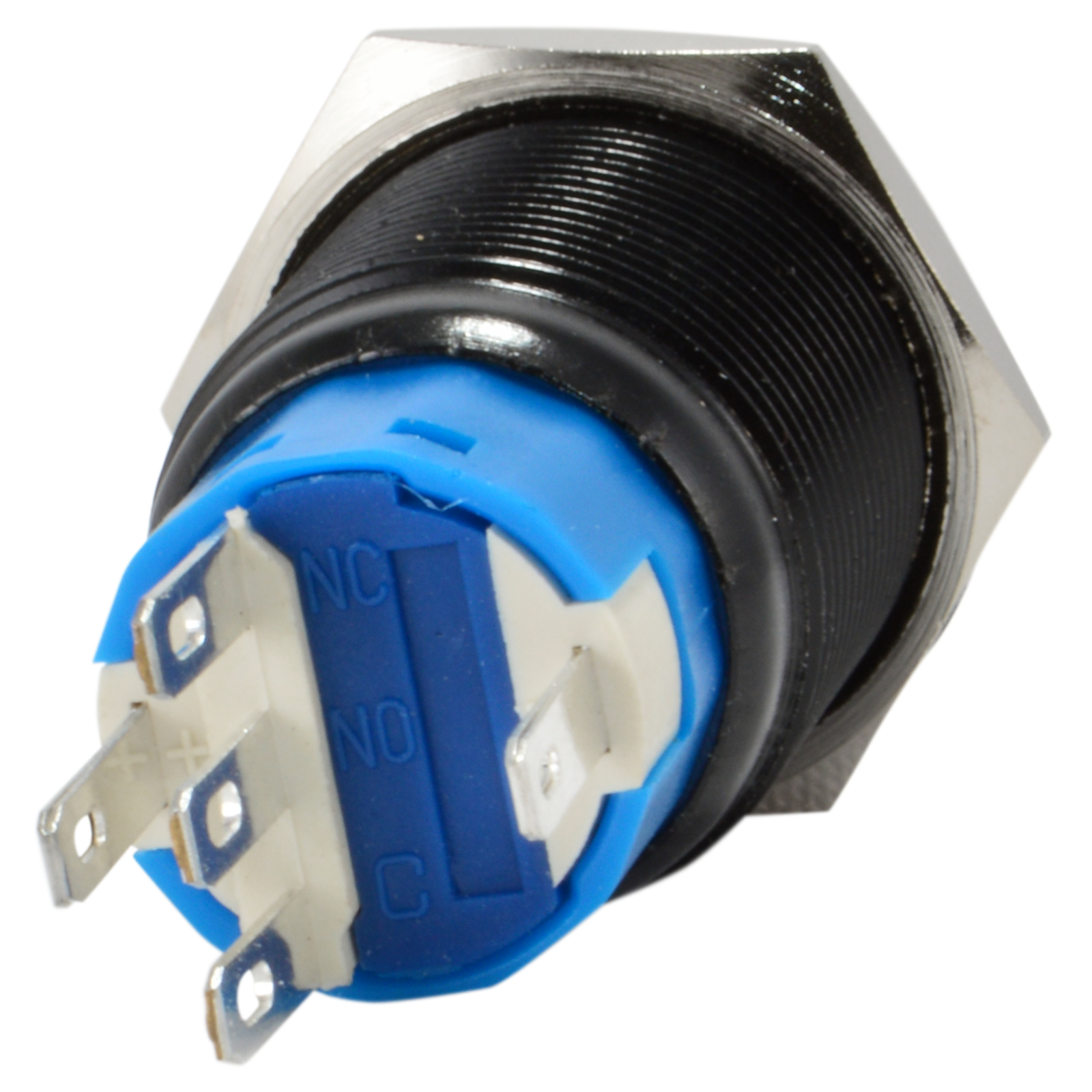 3/4" (19mm) Momentary Push Button Starter Switch / Boat Horn Metal w