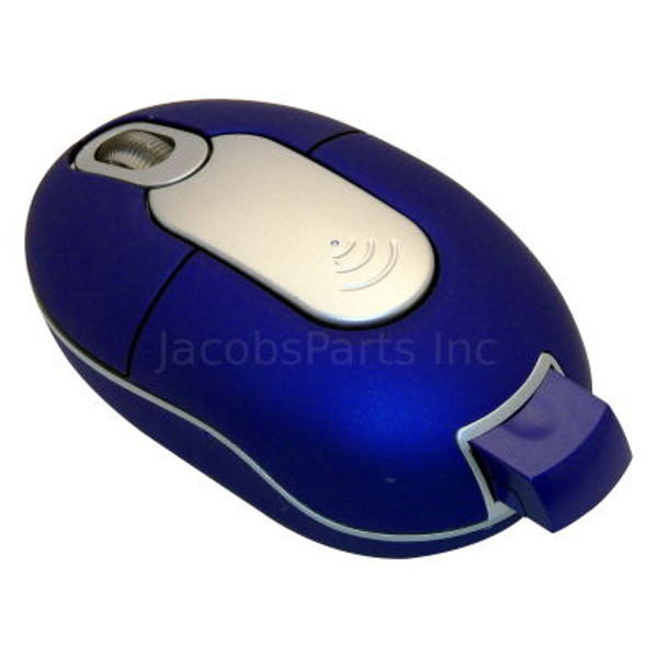 Mini USB Wireless Optical Mouse for Laptop   Blue  