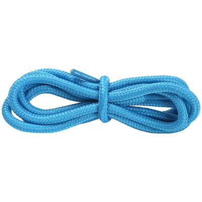4mm Round Polyester Shoelaces 1/8" Solid Color All Shoe Types 4 Feet Long 1 Pair, Blue