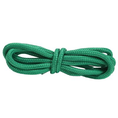 4mm Round Polyester Shoelaces 1/8" Solid Color All Shoe Types 4 Feet Long 1 Pair, Green