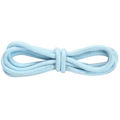 4mm Round Polyester Shoelaces 1/8" Solid Color All Shoe Types 4 Feet Long 1 Pair, Sky Blue