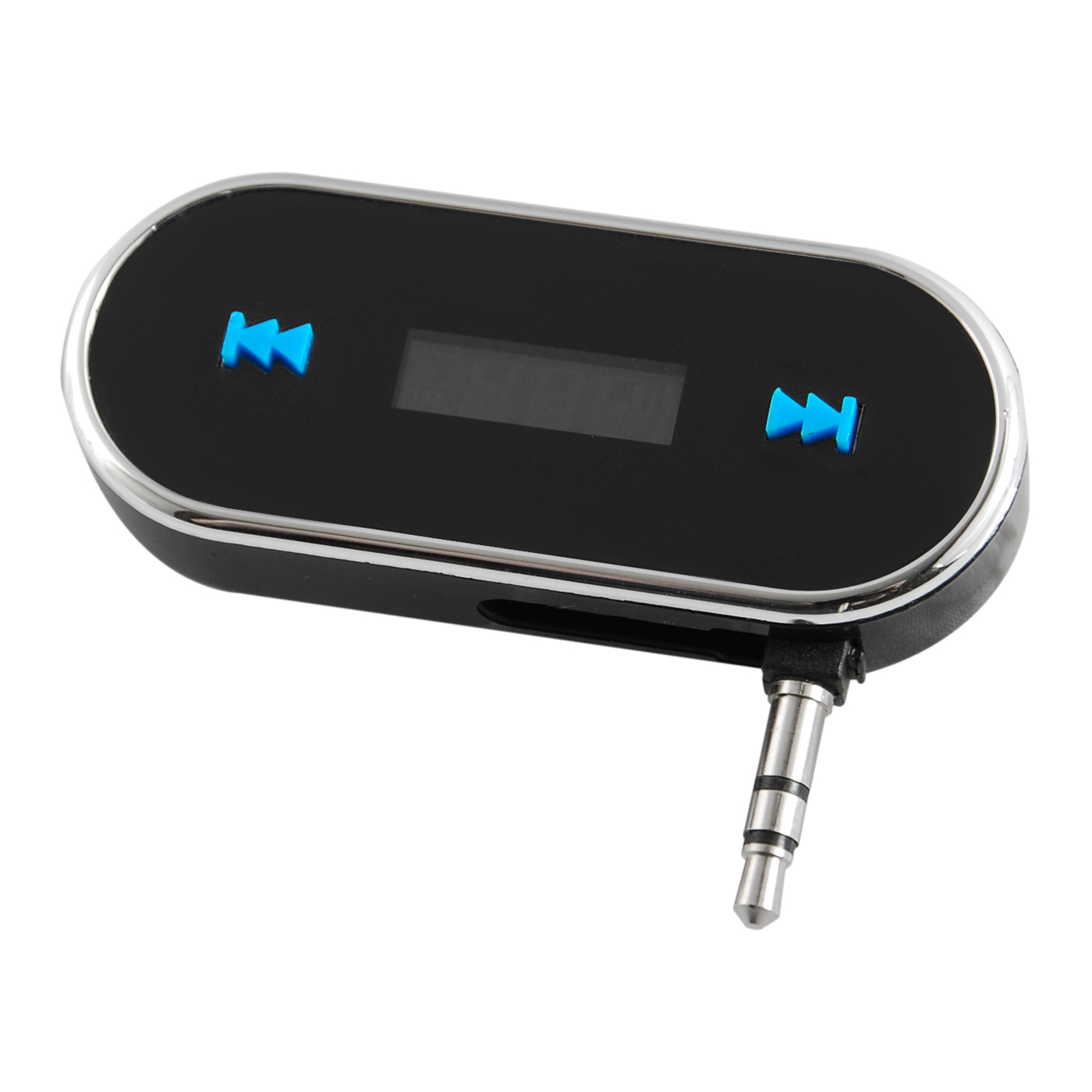 3.5mm Wireless Car FM Transmitter with Collapsible Jack for Mobile Devices