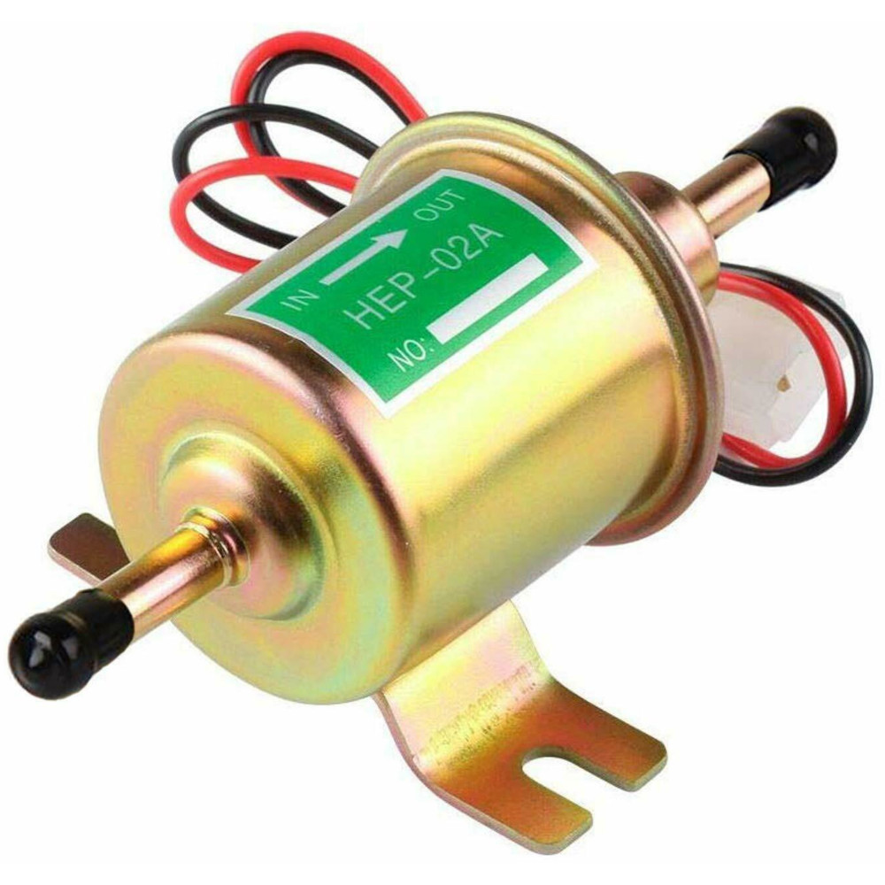 12V Electric Fuel Pump HEP-02A Universal Inline Low Pressure Gas Diesel