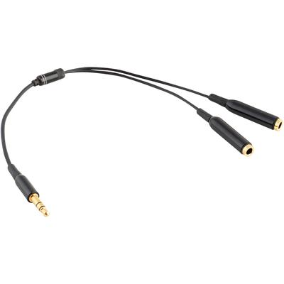 Headphone Splitter Stereo Audio Jack Y Adapter Cable 3.5mm 1/8"