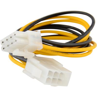 8-pin 12V EPS Power Extension Cable Male to Female for ATX Motherboard CPU Power, 8 inch / 20 cm