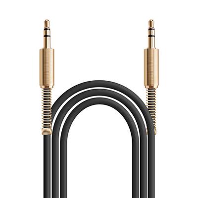3ft Aux Cable 3.5mm 1/8" Male to Male Stereo Auxiliary Audio Cord (Black)