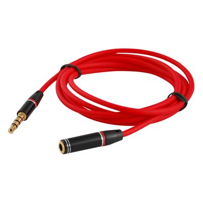 4FT 3.5mm 4-Pole AUX Extension Cable Stereo Audio Headphone Male to Female