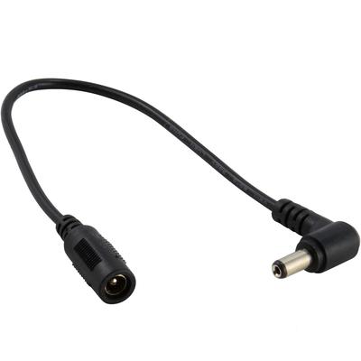 JacobsParts DC Power Right Angle Power Adapter 10-Inch Extension Cable 5.5mm/2.1mm Barrel