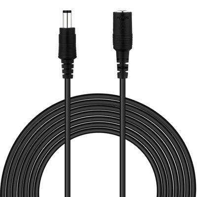 DC Power Extension Cable 5.5mm x 2.1mm Male Female Cord 18AWG 12V 24V 10A Heavy Duty (33 feet / 10 meters)