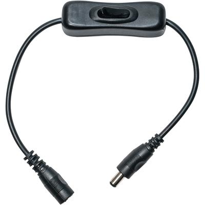 Manual Inline DC Power Switch Extension Cable Male to Female 5.5x2.1mm Barrel