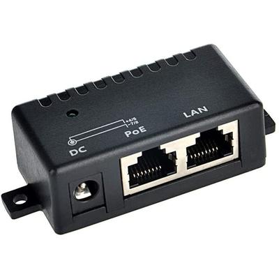 Passive PoE Power Over Ethernet DC Injector Splitter with 5.5mm x 2.1mm DC Connector for 802.3af IP Phone WLAN AP