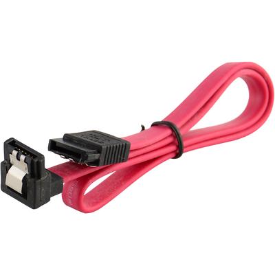 18" SATA 3.0 Cable SATA3 III 6GB/s Right Angle 90 Degree for HDD Hard Drive, Red