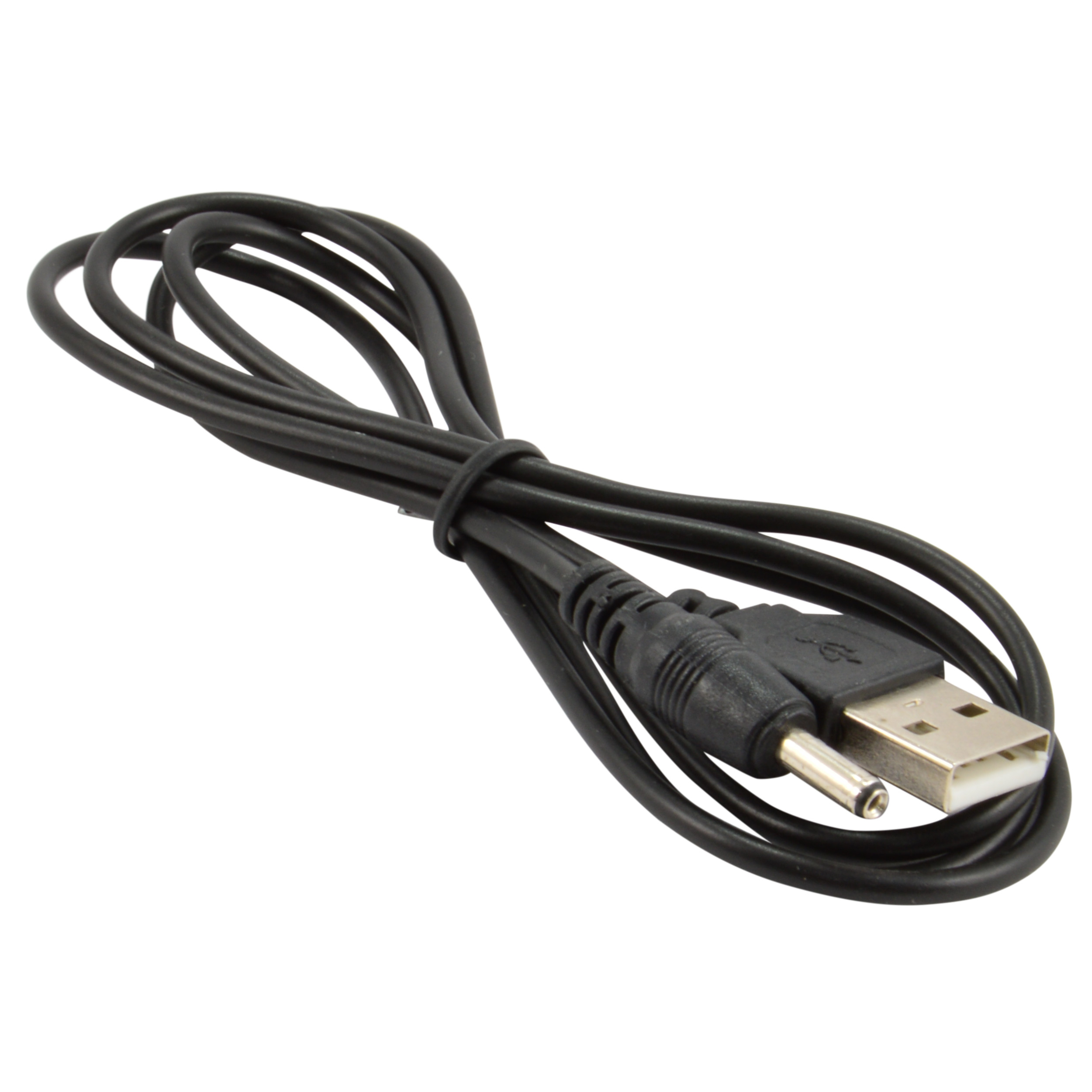 Usb To 3.5mm X 1.35mm Barrel Connector 5v Dc Power Cable Male, 5ft - $1 