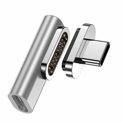 Magnetic USB C Adapter, 20 Pin Magnet to USB Type C Universal Converter, Silver