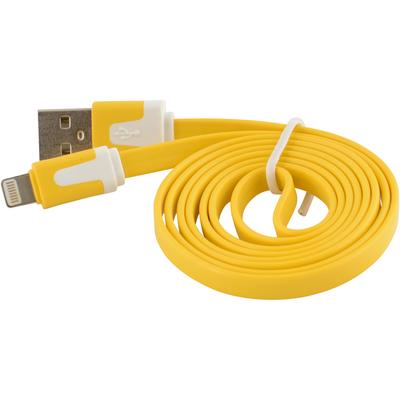Flat Tangle-Free USB Data Sync Charger Cable for Apple iPad 4 Mini Air, Yellow