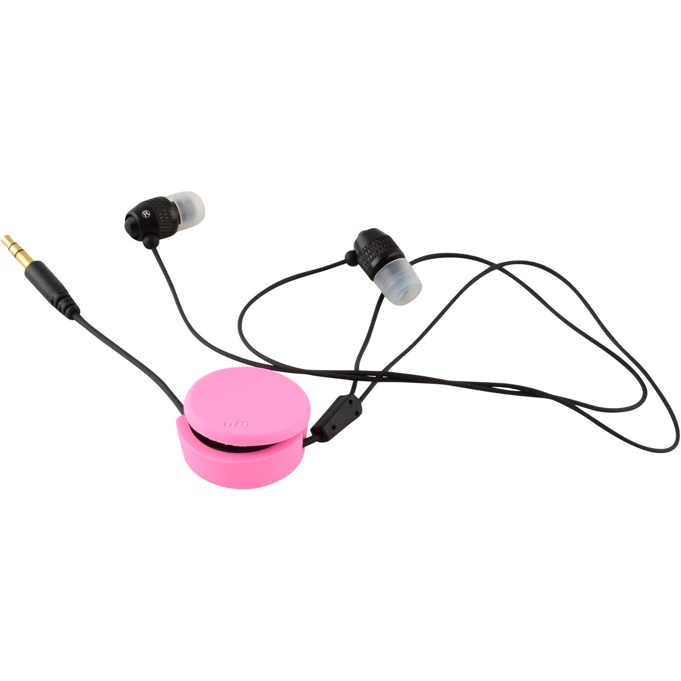 Earphone Headphone Cable Winder Organizer Cord Wrap, Pink