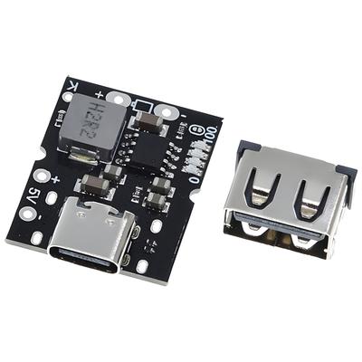 USB-C Integrated Charging and Discharging Module DIY Power Bank 5V 2A, Optional USB-A Connector, Compatible with 4.2V/4.35V Lithium Battery