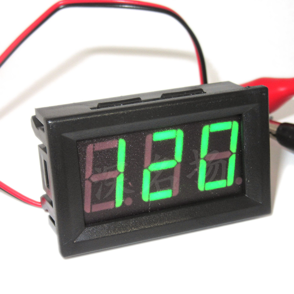 VOLTMETER-A-GRN