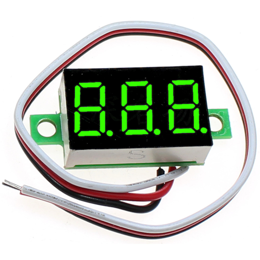 VOLTMETER-C-GRN