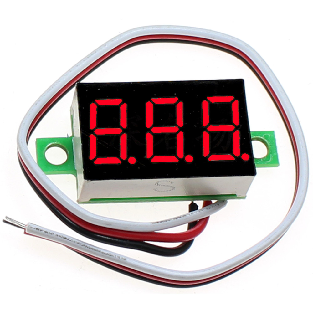 VOLTMETER-C-RED