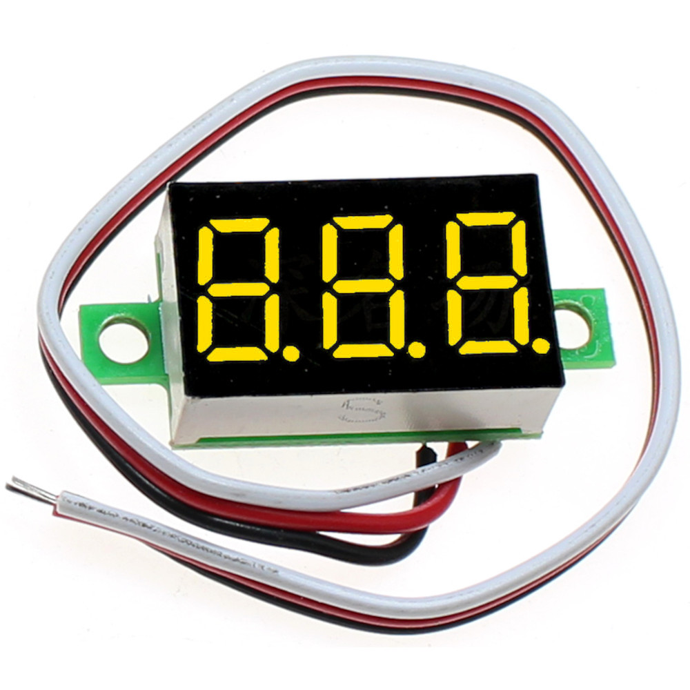 VOLTMETER-C-YLW