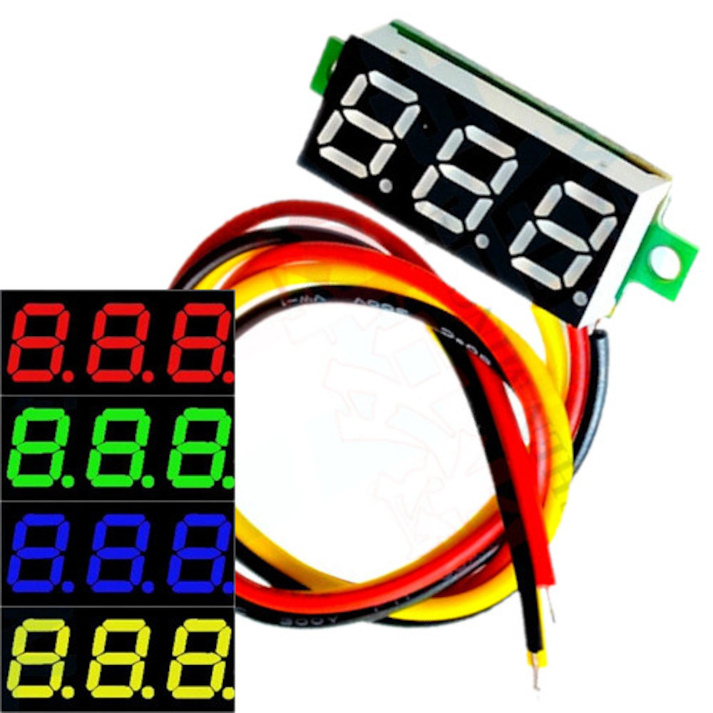 VOLTMETER-D-YLW