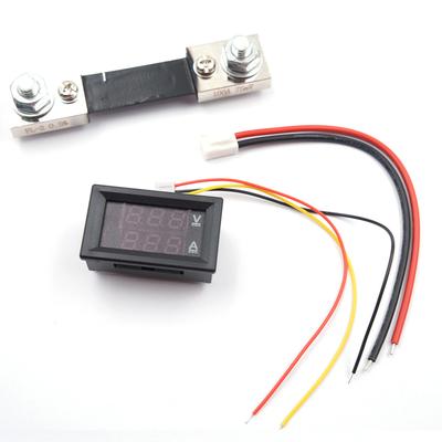 DC 5-120V 0-100A Voltmeter Ammeter LED Digital Display Voltage Meter