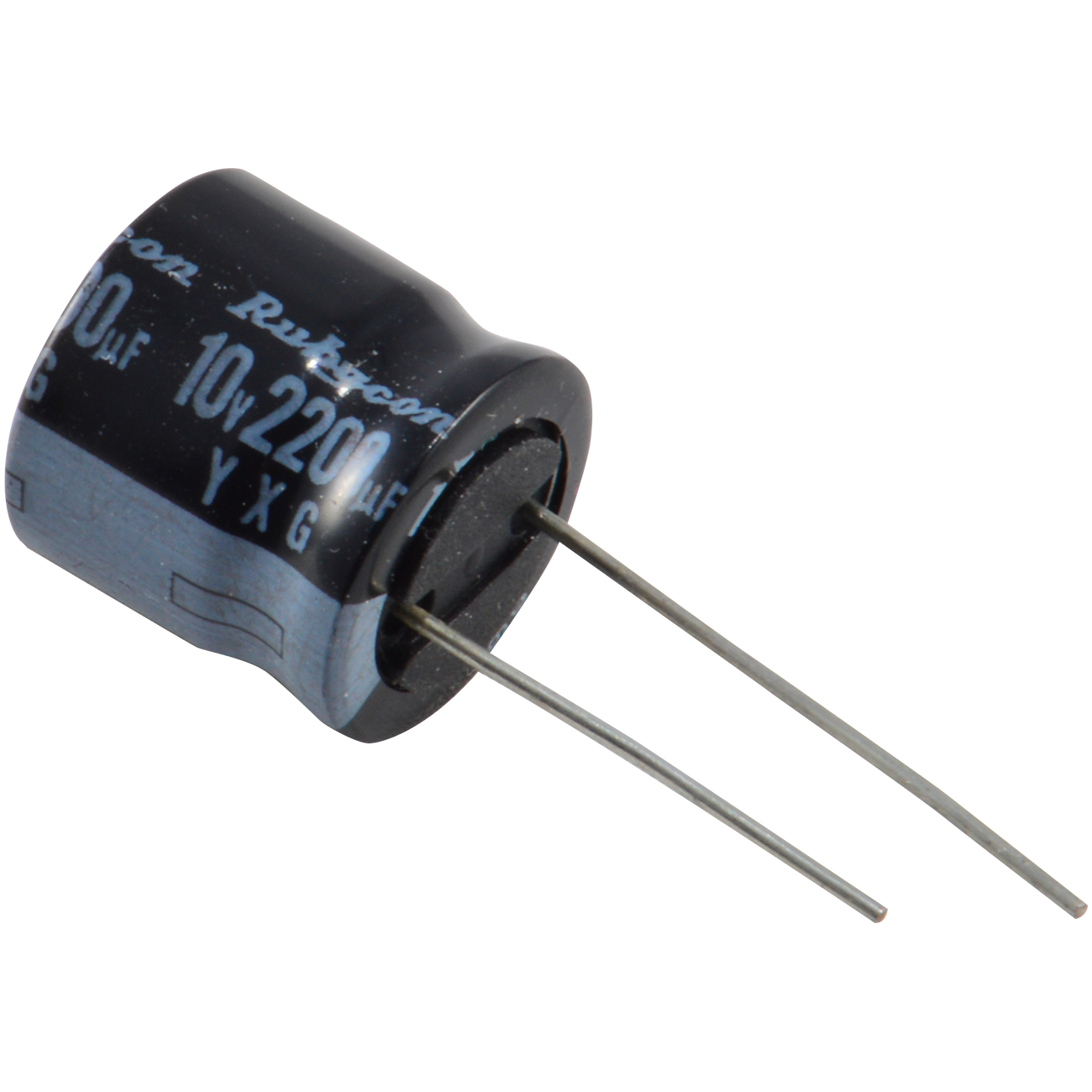 Rubycon YXG 2200uF 10V Radial Electrolytic Capacitor 105°C