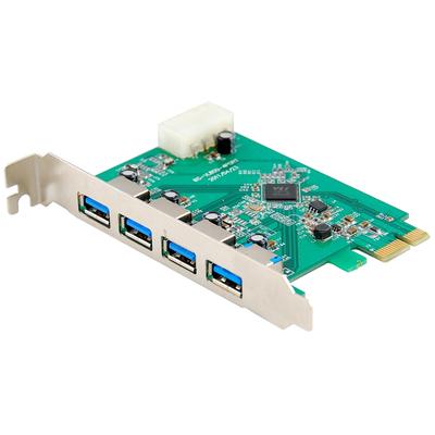JacobsParts PCI-Express 4-Port USB 3.0 Host Controller Card