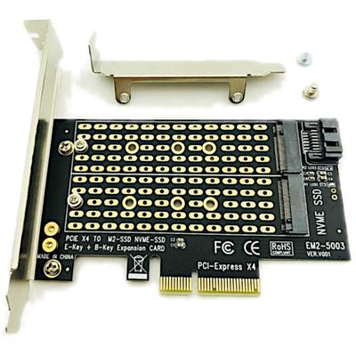Adaptateur M.2 NVMe SSD NGFF à PCIE X4, carte de Adaptateur M.2 NVMe SSD NGFF à PCIE X4, carte de