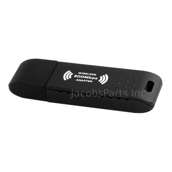 USB Wireless WIFI Dongle Adapter 300Mbps - Black