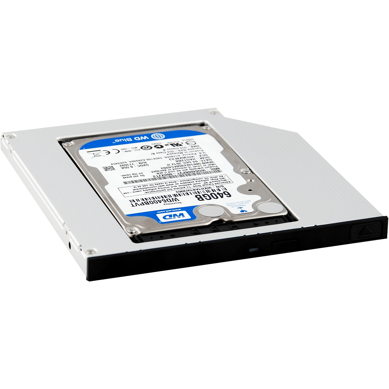 SATA 2nd HDD Hard Drive Caddy for 9.5mm Universal CD / DVD-ROM Optical Bay