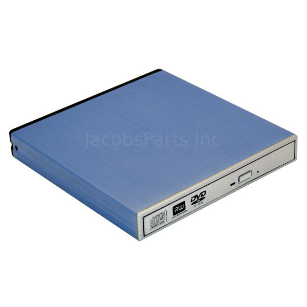 New Blue Aluminum USB External DVD-RW / CD-RW Drive