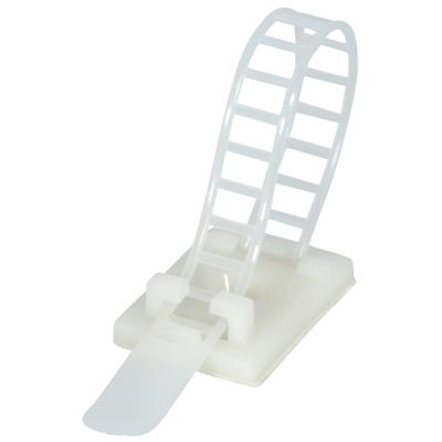 JacobsParts V3 Reusable Adhesive Cable Straps, Light Duty (White)