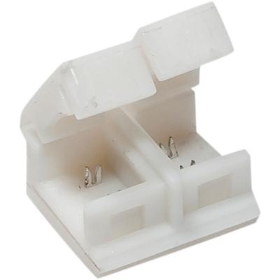 8mm 2-pin Solderless Clip-on Coupler Connector for Waterproof 3528 LED Strip Light