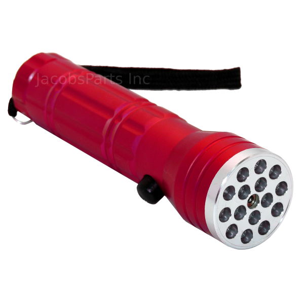 Super Bright 15 LED Flash Light - Red