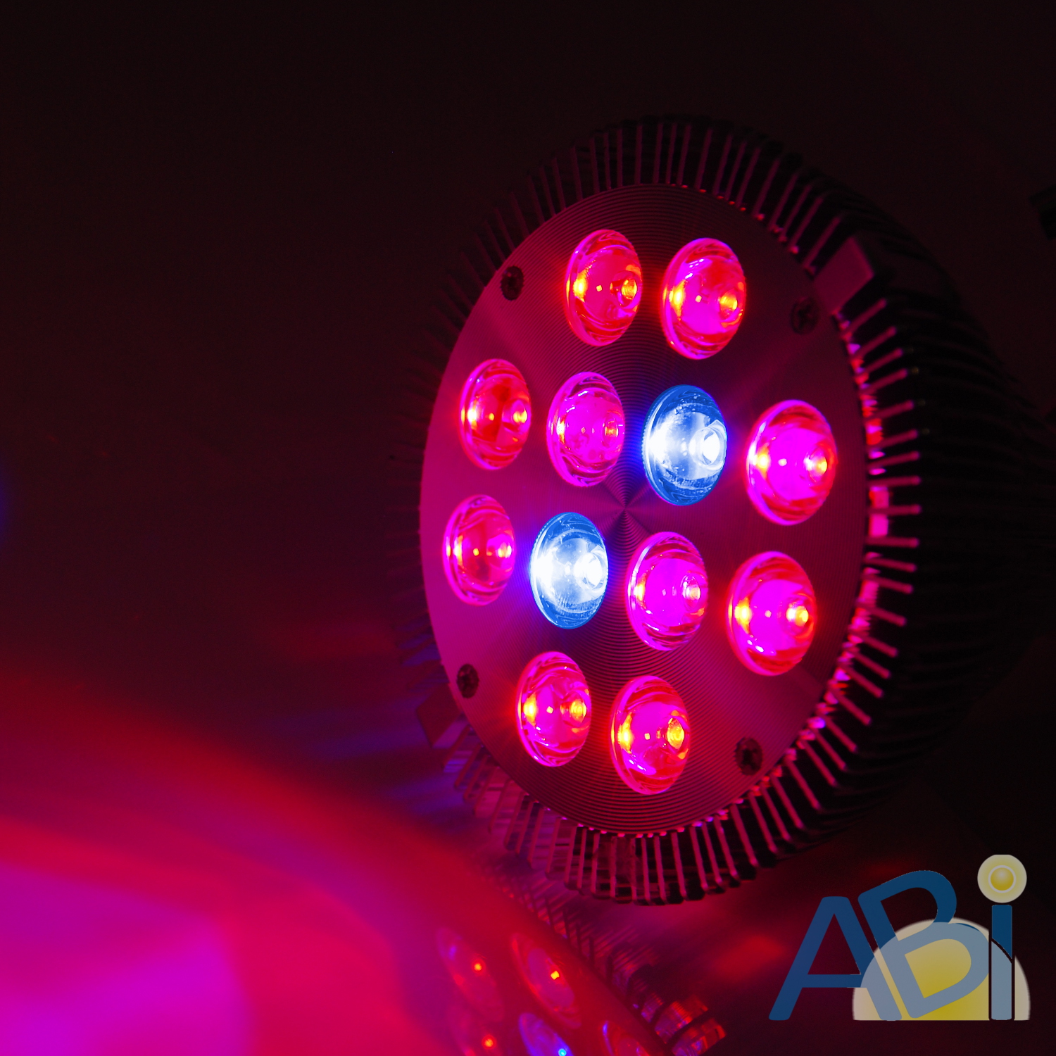 ABI 12W PAR38 LED Grow Light Bulb -Red, Deep Red, Blue 8:2:2