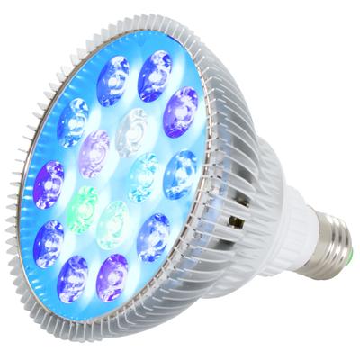 ABI True 23W Tuna Blue LED Bulb Coral Reef Optimized Spectrum PAR38 with Active Cooling
