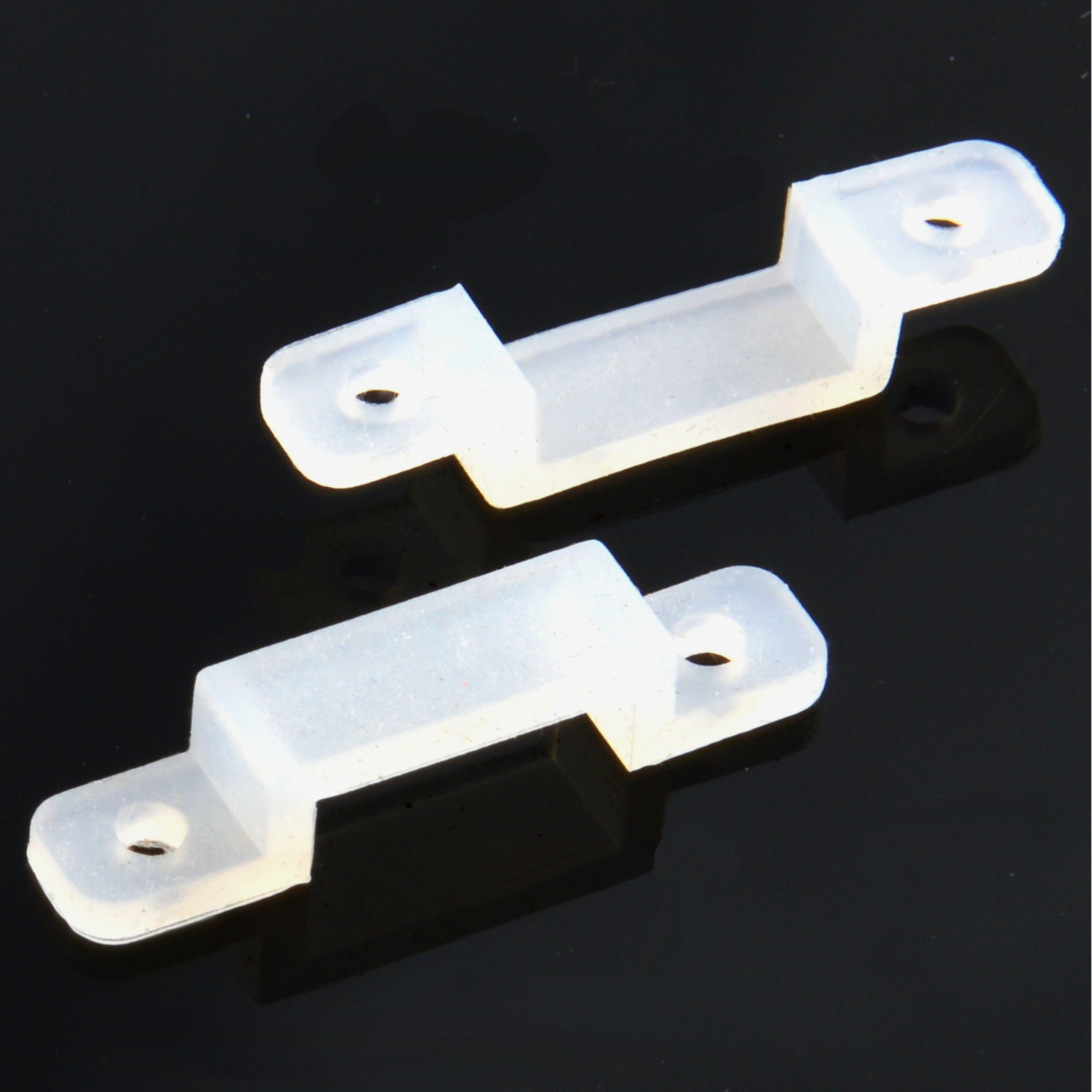 Silicone Fasterner Clips for LED Strip Light 8mm 10mm 3528 5050 5630 (per clip)
